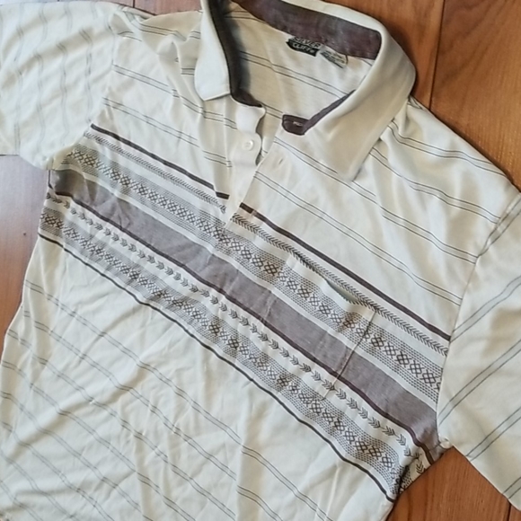 📦3/$20 Silver Cliff Beach Polo T-Shirt Large - Picture 4 of 9